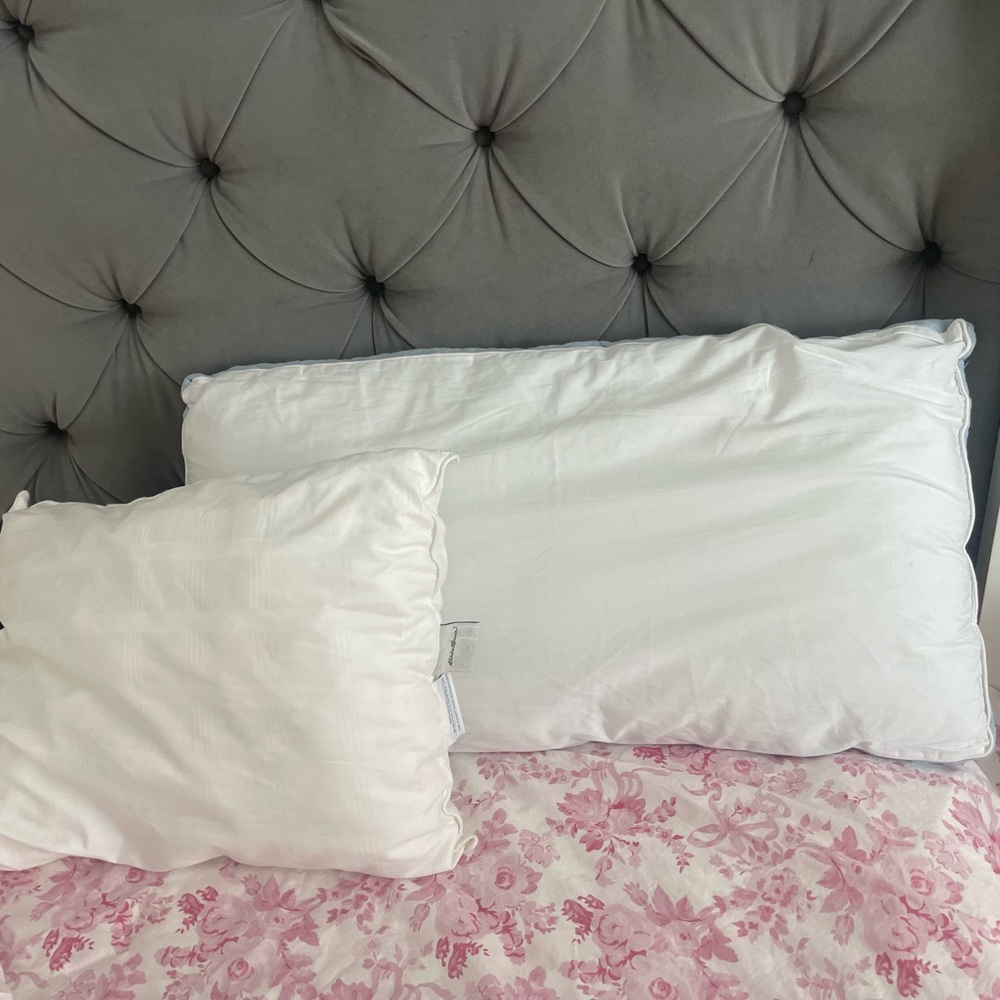 1 White Large Pillow